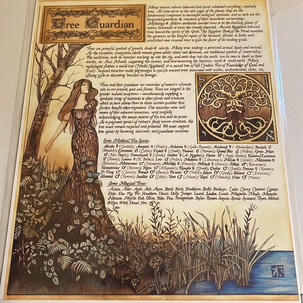 Witches Moon Tree Guardian Artwork